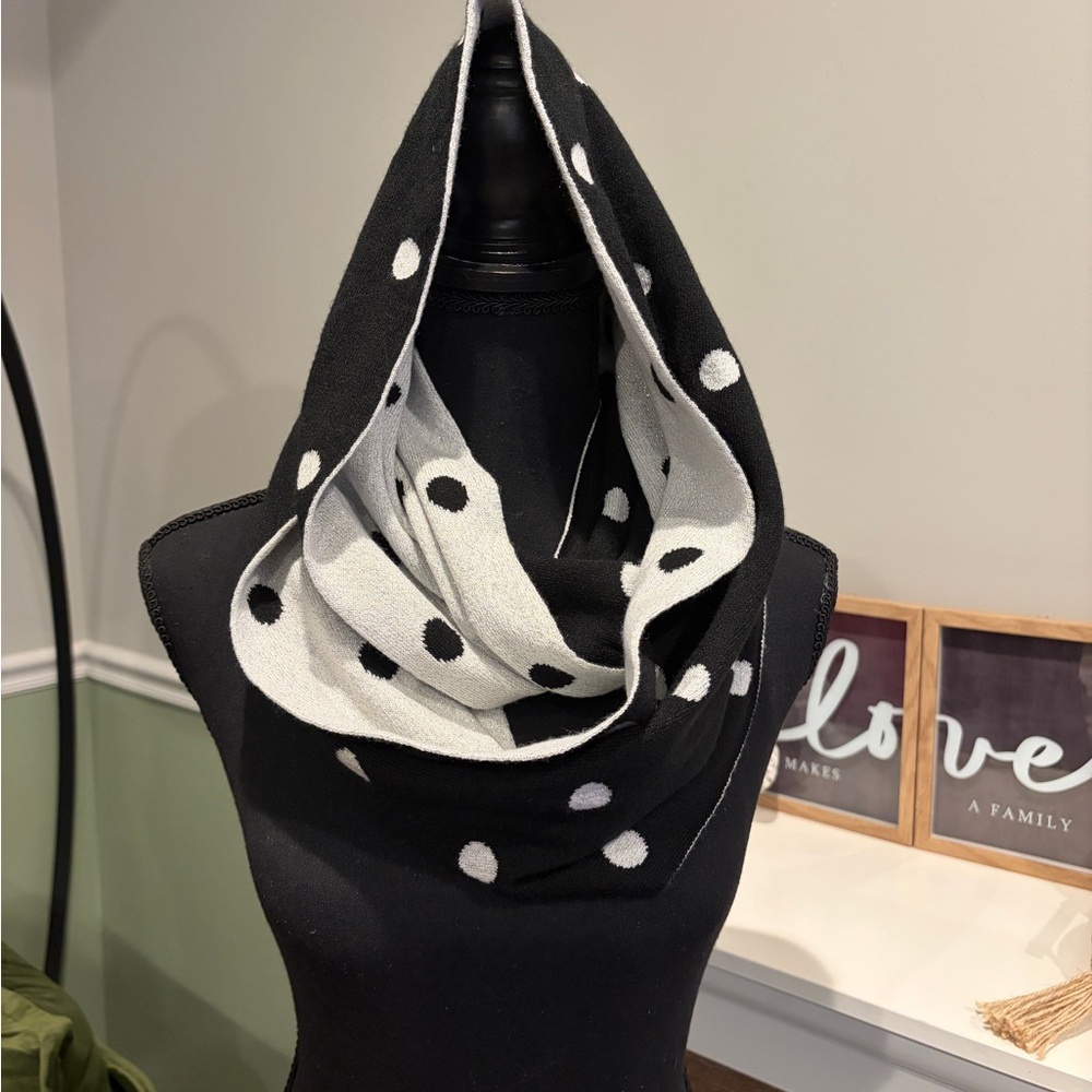 New York & Company Polka Dot Infinity Scarf